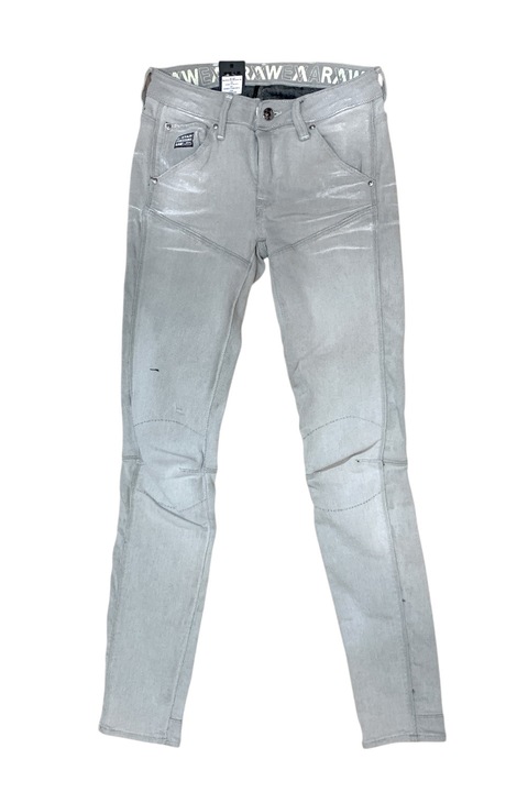 Blugi de damă G-Star RAW 5620 Art Evo Shaw Mid Waist Skinn 8554844 16113-48, Slander Kit Superstretch, Bumbac, W26-L30, Gri