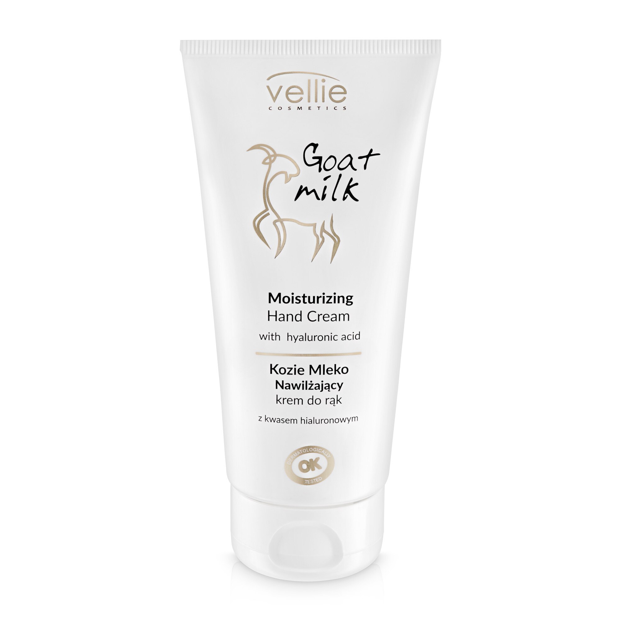 Crema de maini hidratanta Vellie Goat Milk, cu extract de lapte de capra, 100ml