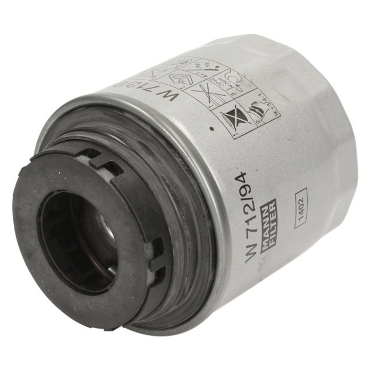 Filtru ulei MANN FILTER se potriveste: AUDI A1, A3, SEAT ALHAMBRA, ALTEA, ALTEA XL, IBIZA IV, IBIZA IV SC, IBIZA IV ST, LEON, TOLEDO IV, SKODA FABIA II, OCTAVIA II, RAPID, ROOMSTER 1.2-1.6LPG 09.06-12.22