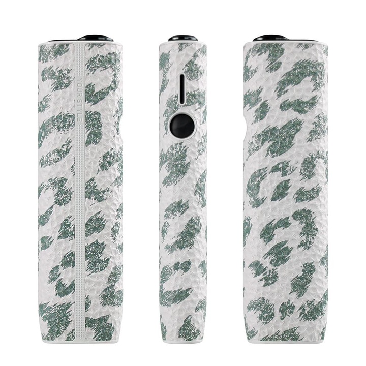 Husa Pentru IQOS Iluma One Jaguar Verde – Protectie Anti-Soc si Rezistenta la Zgarieturi, TPU + PU + PC