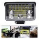 Комплект 2 x Автомобилен LED прожектор за офроуд 126W, 9-32V, 2 фази, 4000 лумена, 6500K, КОМБО Разпръскващ 60° / Точков 30°