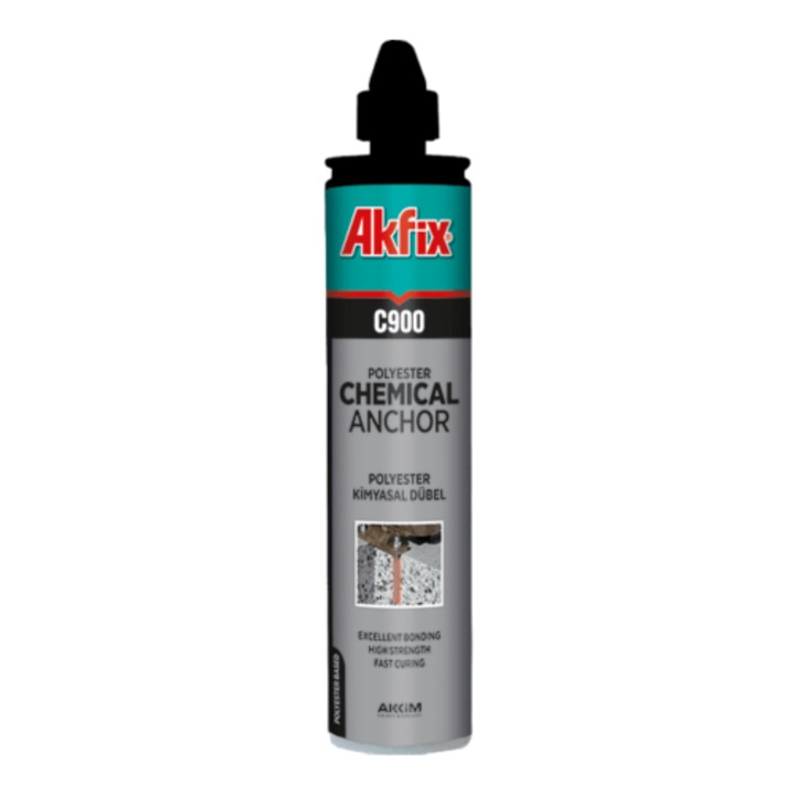 Adeziv pentru montaj, Akfix, ancora chimica poliester, 300ml, pasta