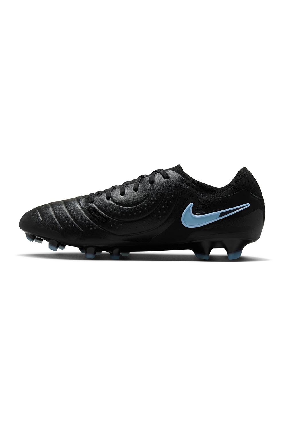 Nike, Pantofi slip-on pentru fotbal Legend 10 Pro, Negru, Albastru lavanda, 9.5