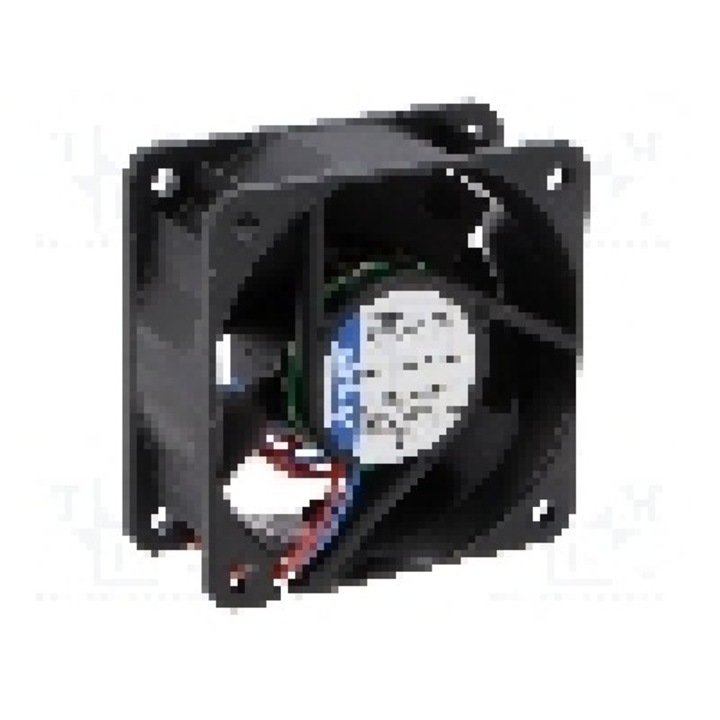 Ventilator 60x60x25mm, 12V DC, volum aer 21m3/h, lagar cu glisare, EBM-PAPST - 612 NGLE
