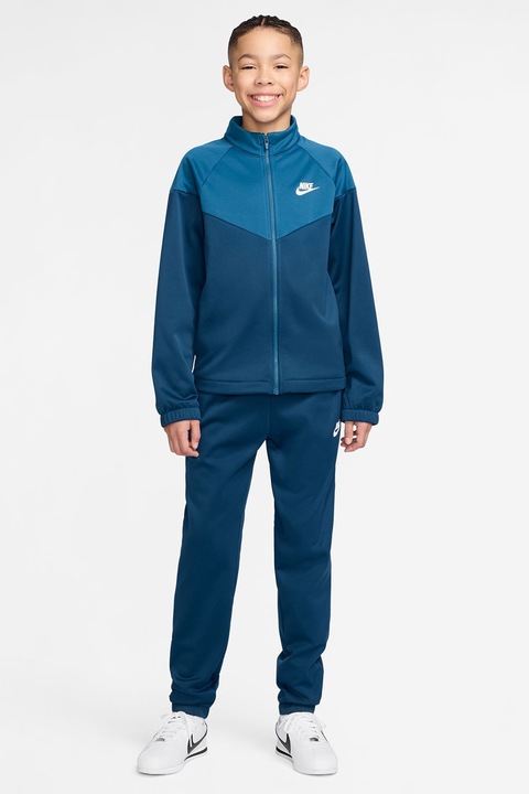 Nike, Спортен екип с еластична талия, Пастелносин/Син