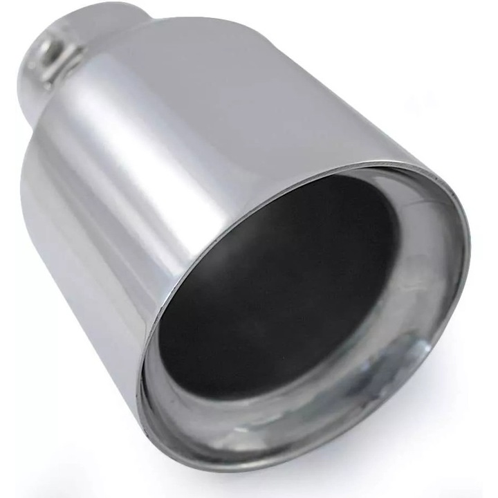 Ornament Toba Esapament Universala Ornament Teava Esapament Sistem De Evacuare Teava De Evacuare Toba Sport Otel Inoxidabil Cromat