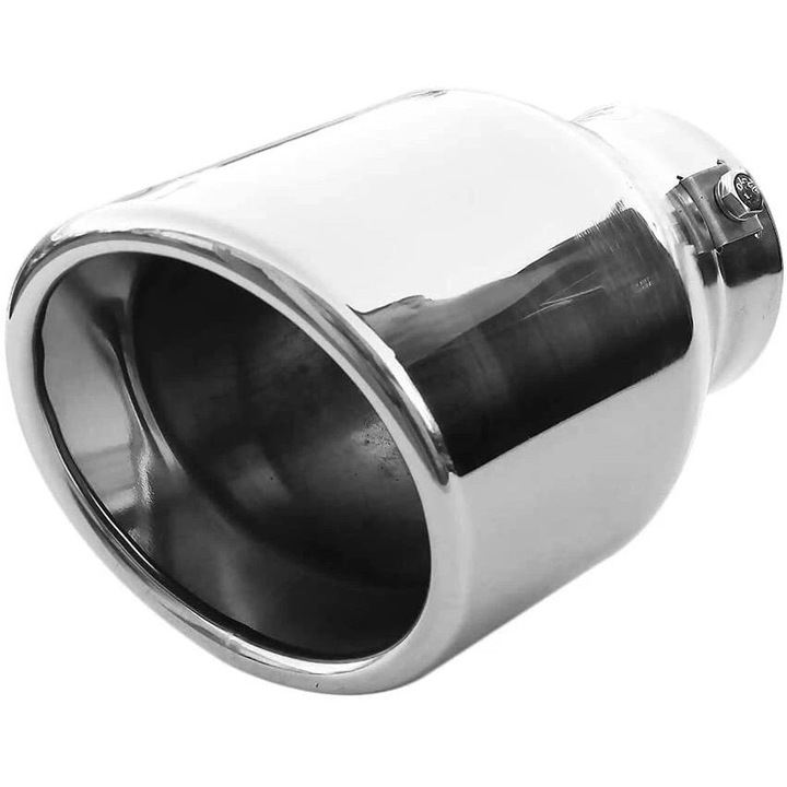 Ornament Toba Esapament Universala Ornament Teava Esapament Sistem De Evacuare Teava De Evacuare Toba Sport Otel Inoxidabil Cromat