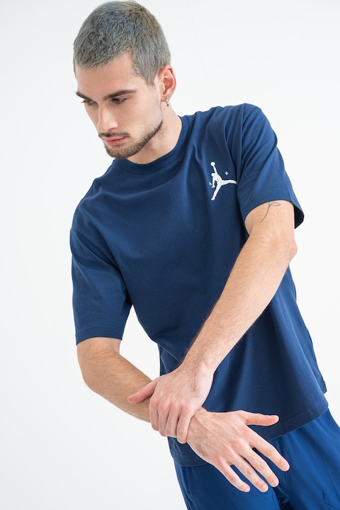 Nike, Баскетболна тениска с лого, Тъмносин