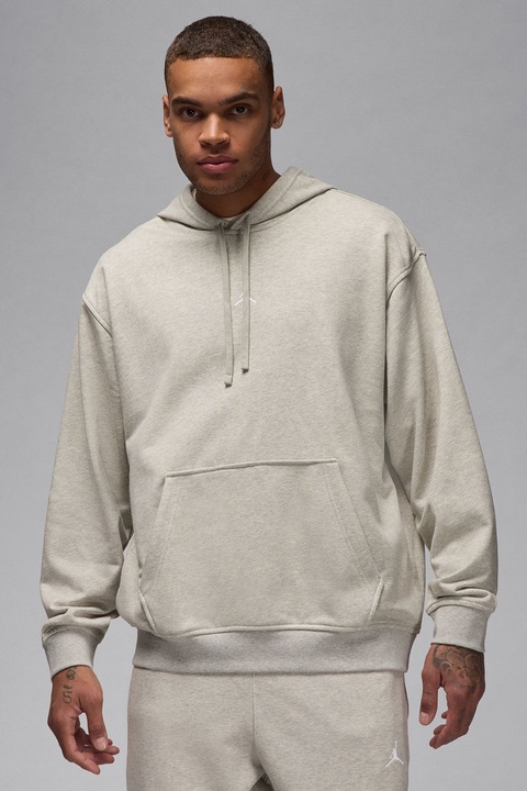 Nike, Баскетболно худи Jordan с джоб кенгуру, Сиво-бежов