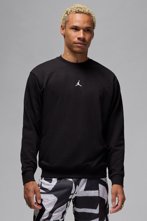 Nike, Bluza din material fleece pentru fitness Jordan Sport, Negru