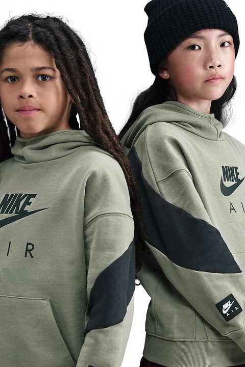 Nike, Худи Air с лого, Бледозелен