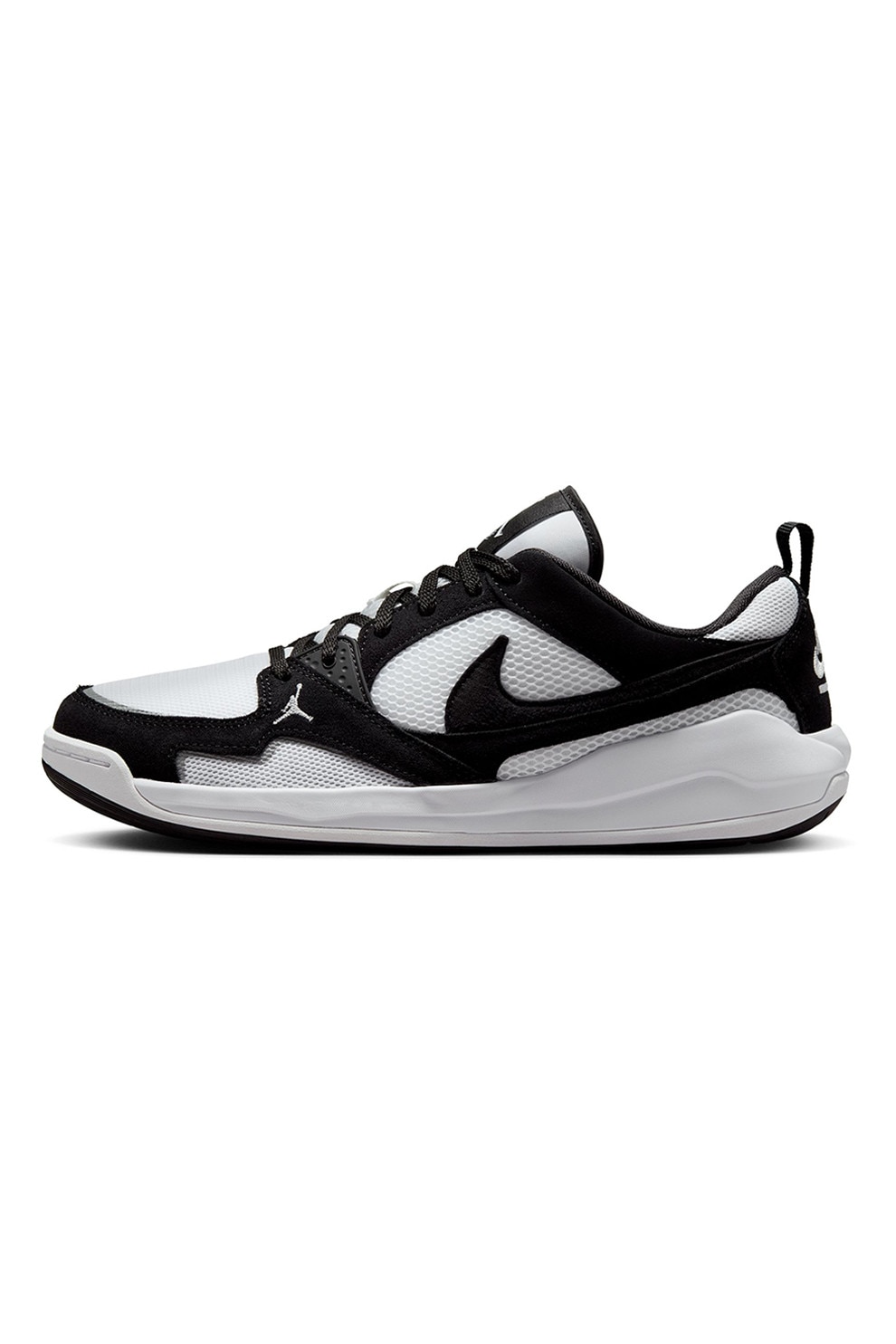 Nike, Pantofi Jordan CMFT Era din piele intoarsa, pentru baschet, Alb, Negru, 7.5