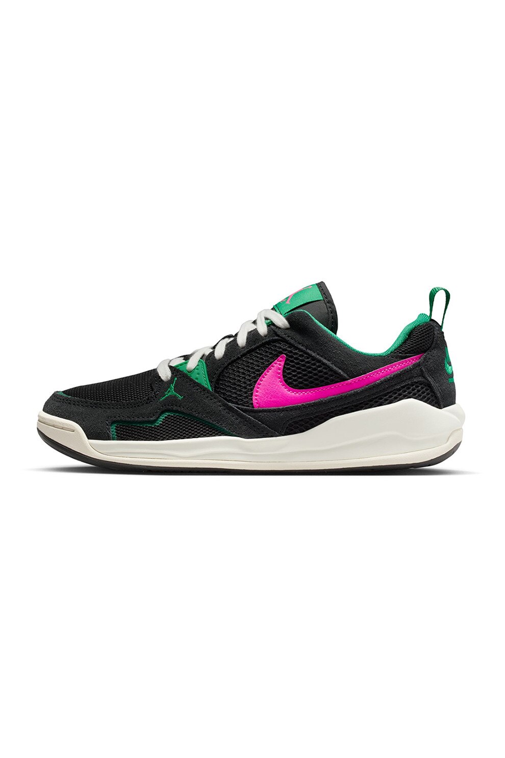 Nike, Pantofi Jordan Cmft pentru baschet, Negru, Lila, 7.5
