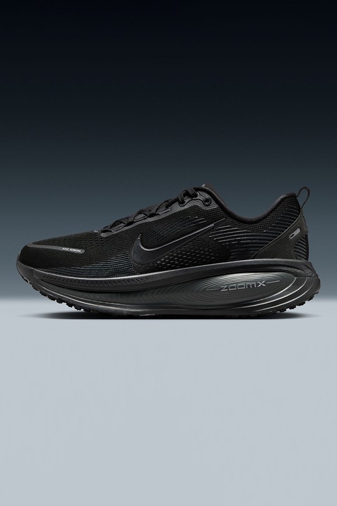 Nike, Pantofi Vomero 18 pentru alergare, Negru/Negru stins