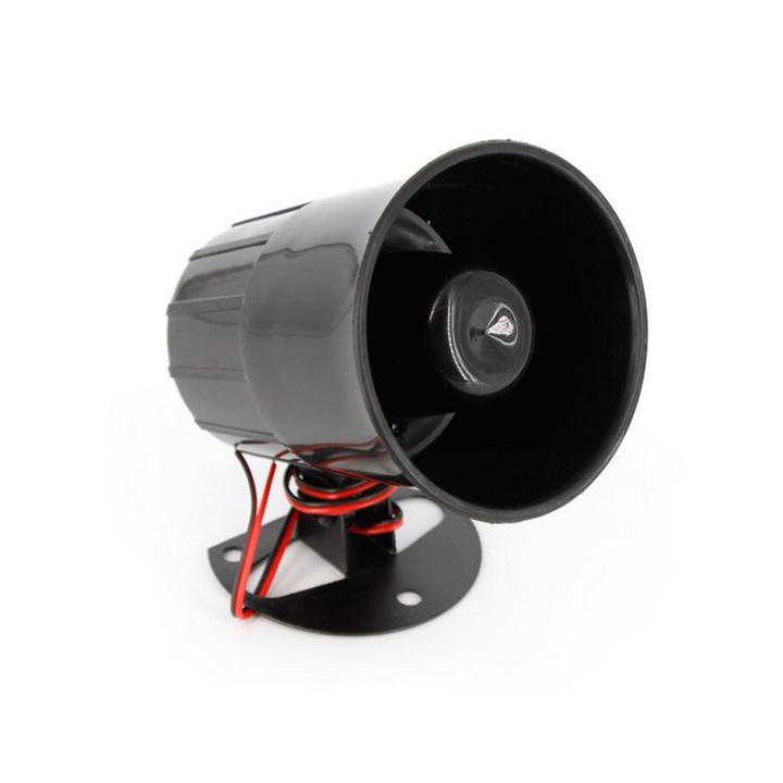 Сирена за кола 12V, AutoSSF, 20W, силен звук, 6 тона