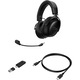 Геймърски слушалки HyperX Cloud III S, DTS Headphone:X Spatial Audio, 2.4GHz/Bluetooth, Безжични, Максимален живот на батерията 120ч 2.4GHz/200ч BT, Мемори пяна, 10мм подвижен микрофон, HyperX NGENUITY, Мултиплатформени, Черен