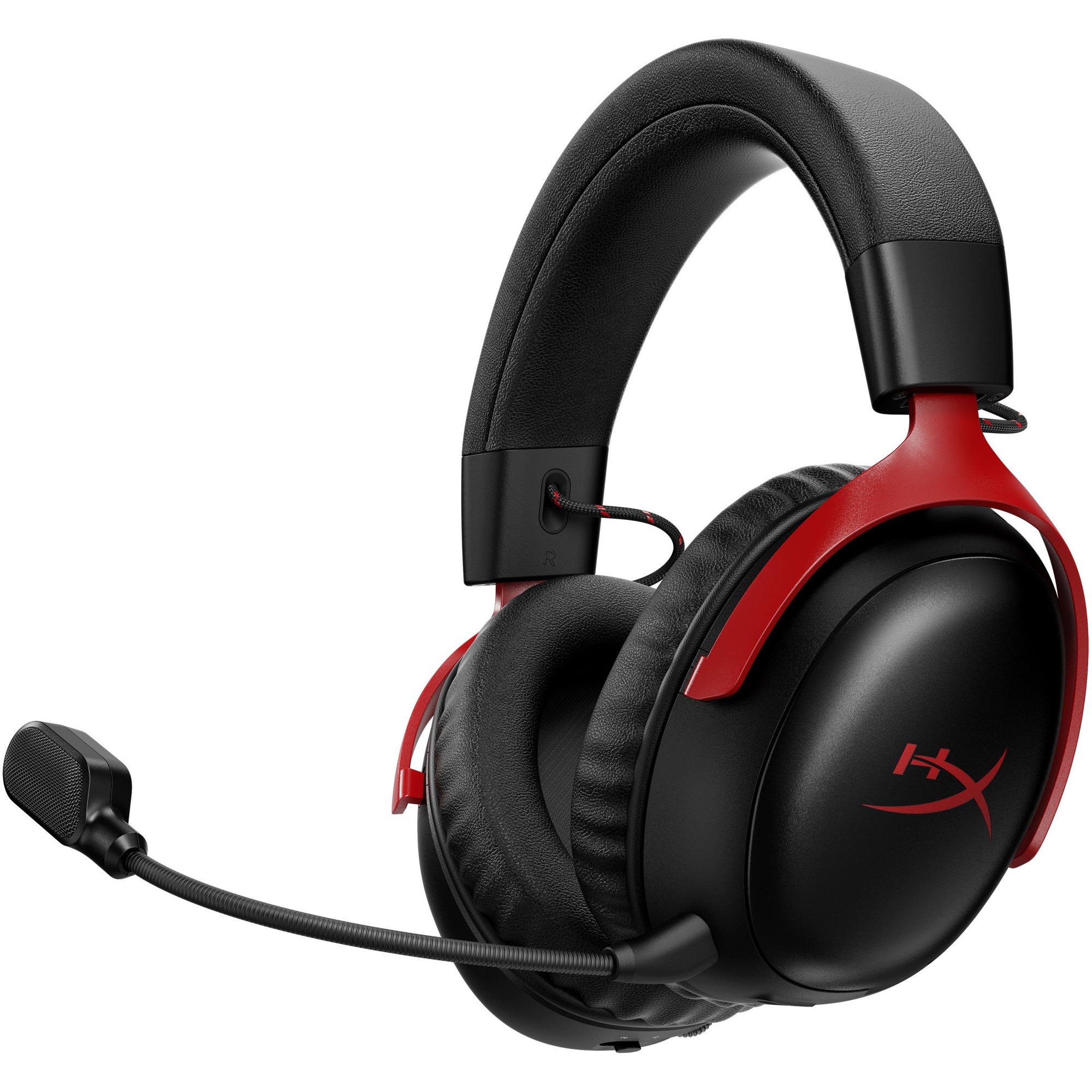 Casti gaming wireless HyperX Cloud III S, DTS Headphone:X Spatial Audio, 2.4GHz/Bluetooth, autonomie max. 120h 2.4GHz/200h BT, spuma cu memorie, microfon 10mm detasabil, software H
