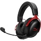 Casti gaming wireless HyperX Cloud III S, DTS Headphone:X Spatial Audio, 2.4GHz/Bluetooth, autonomie max. 120h 2.4GHz/200h BT, spuma cu memorie, microfon 10mm detasabil, software HyperX NGENUITY, multiplatforma, negru/rosu