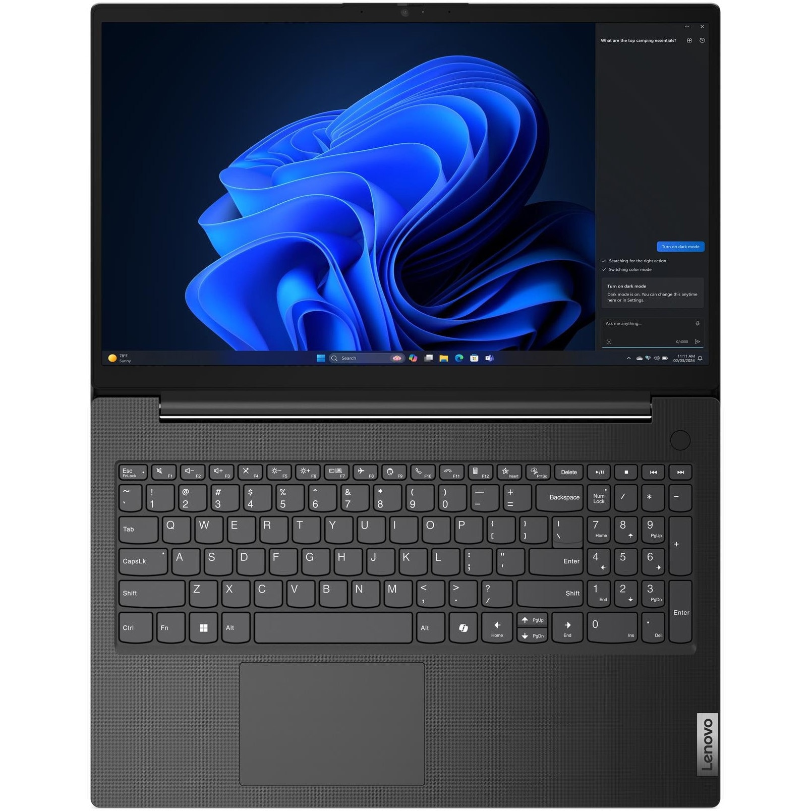 Laptop Lenovo V15 G5 IRL cu procesor Intel® Core i5-13420H pana la 4.60 GHz, 15.6" FHD, 16GB RAM, 512GB SSD, Intel® UHD Graphics, No OS