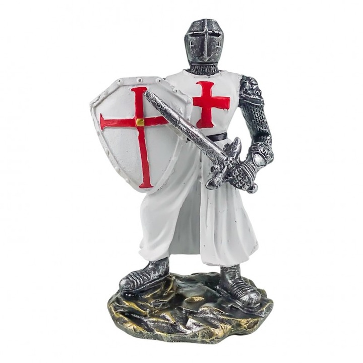 Soldat din rasina cu scut.8X15 cm M3