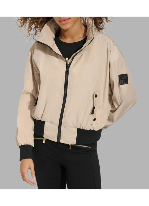 bomber, Karl Lagerfeld, Bej/Maro