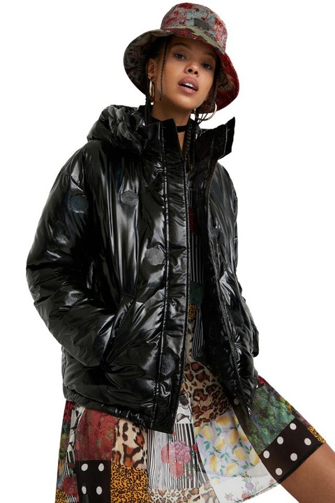 Geaca Desigual 21WWEWBE, Negru, XL