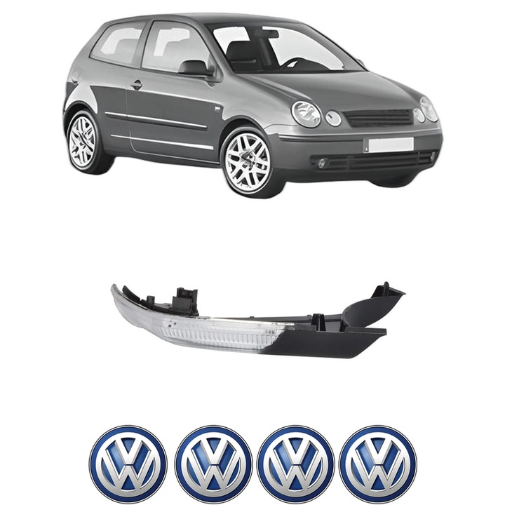 Semnalizator Partea Dreapta Volkswagen POLO IV (9N_, 9A_) din 2001-2009, Auto, Blic, 4 Stickere auto cu Volkswagen
