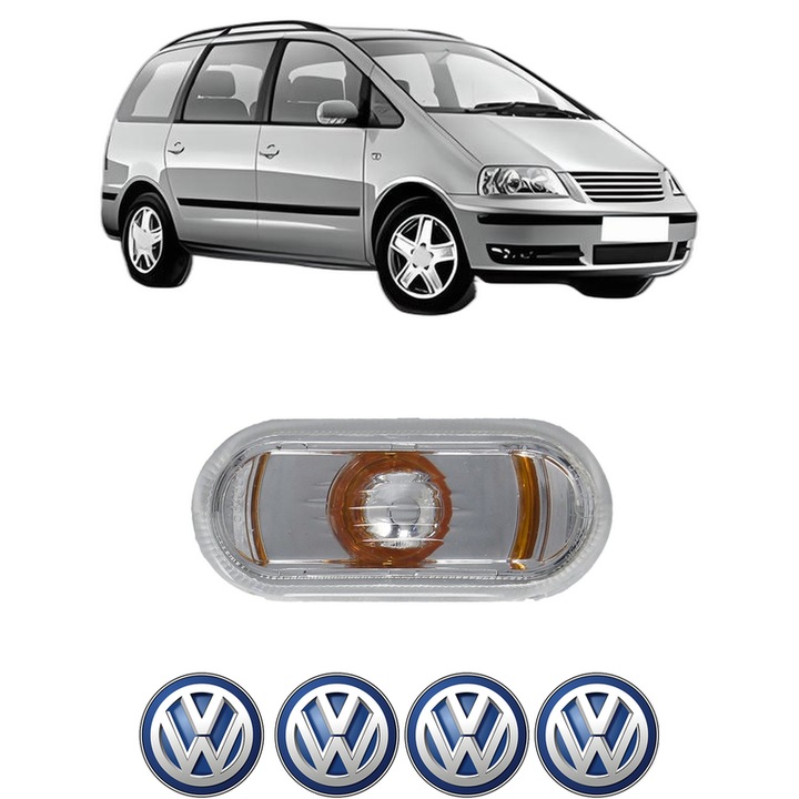 Semnalizator Partea Dreapta / Stanga Volkswagen SHARAN (7M8, 7M9, 7M6) din 1995-2010, Auto, Blic, 4 Stickere auto cu Volkswagen
