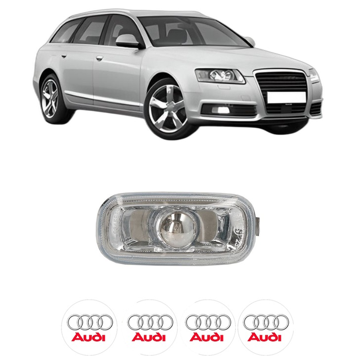 Semnalizator Partea Dreapta / Stanga AUDI A6 Allroad C6 (4FH) din 2006-2011, Auto, Blic, 4 Stickere auto cu AUDI