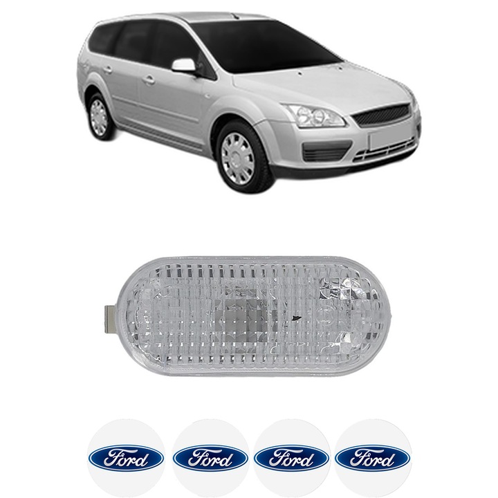 Semnalizator Partea Dreapta / Stanga FORD FOCUS II Estate Van din 2004-2011, Auto, Blic, 4 Stickere auto cu FORD