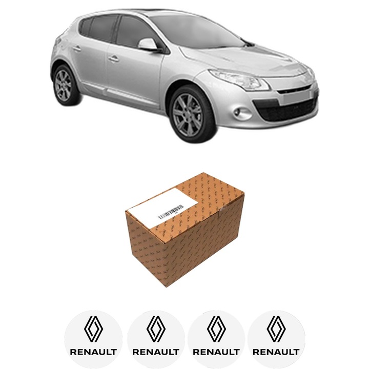 Indicator oglinda Partea Dreapta RENAULT MEGANE III Hatchback Van (BZ_) din 2008-2015, Auto, Blic, 4 Stickere auto cu RENAULT
