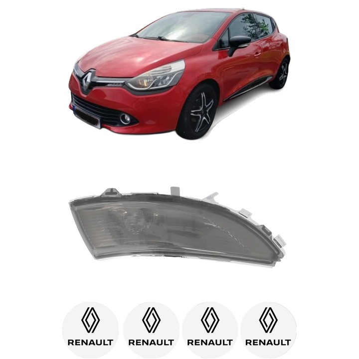 Indicator oglinda Partea Dreapta RENAULT CLIO IV (BH_) din 2012-2021, Auto, Blic, 4 Stickere auto cu RENAULT