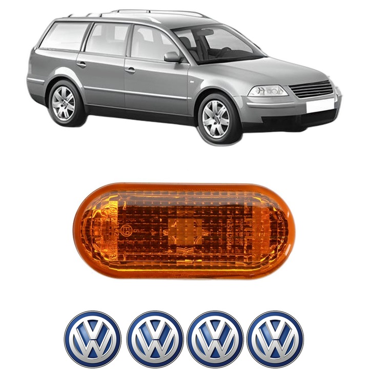 Semnalizator Partea Dreapta / Stanga Volkswagen PASSAT B5.5 Variant (3B6) din 2000-2005, Auto, Blic, 4 Stickere auto cu Volkswagen