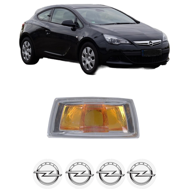 Semnalizator Partea Dreapta OPEL ASTRA J GTC din 2011-2018, Auto, Blic, 4 Stickere auto cu OPEL