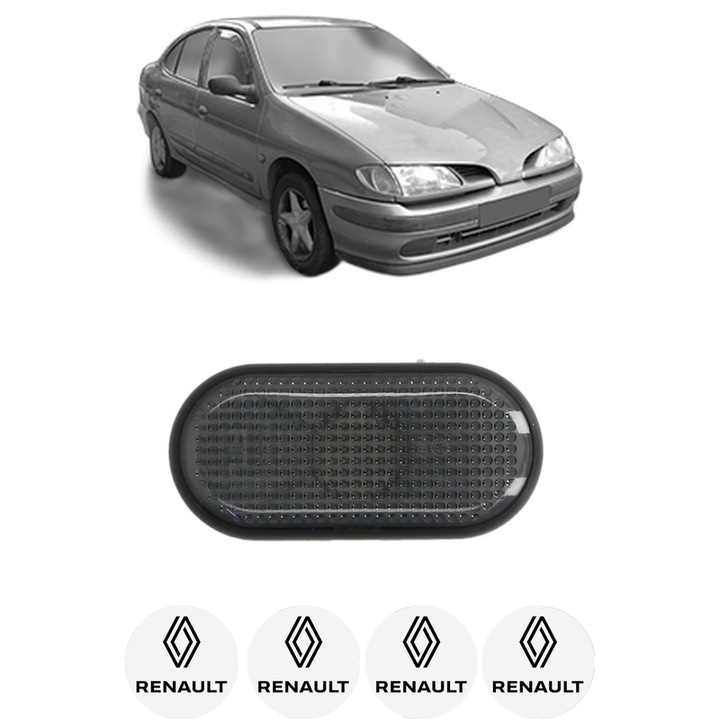 Semnalizator Partea Dreapta / Stanga RENAULT MEGANE I Hatchback Van (SA0/1_) din 1995-2000, Auto, Blic, 4 Stickere auto cu RENAULT