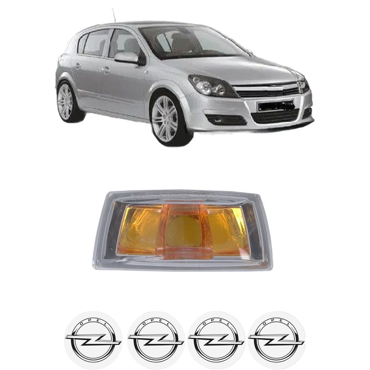 Semnalizator Partea Dreapta OPEL ASTRA H (A04) din 2004-2014, Auto, Blic, 4 Stickere auto cu OPEL