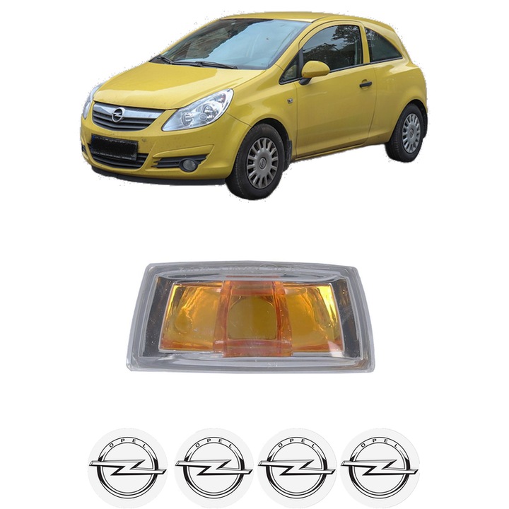 Semnalizator Partea Dreapta OPEL CORSA D Hatchback Van (S07) din 2006-2014, Auto, Blic, 4 Stickere auto cu OPEL