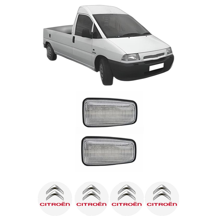Semnalizator Partea Dreapta / Stanga CITROEN JUMPY I Platform/Chassis (BU_, BV_, BW_, BX_) din 1999-2006, Auto, Blic, 4 Stickere auto cu CITROEN
