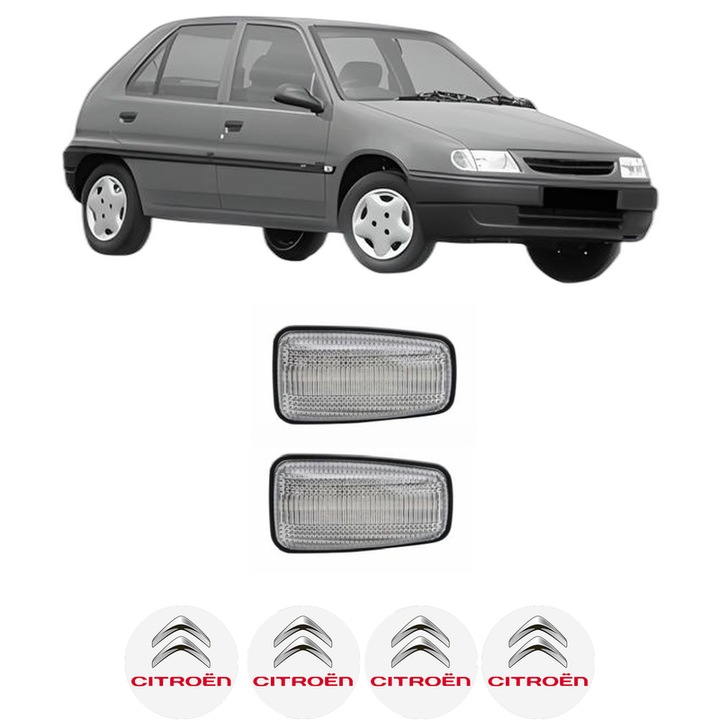 Semnalizator Partea Dreapta / Stanga CITROEN SAXO (S0, S1) din 1996-2004, Auto, Blic, 4 Stickere auto cu CITROEN