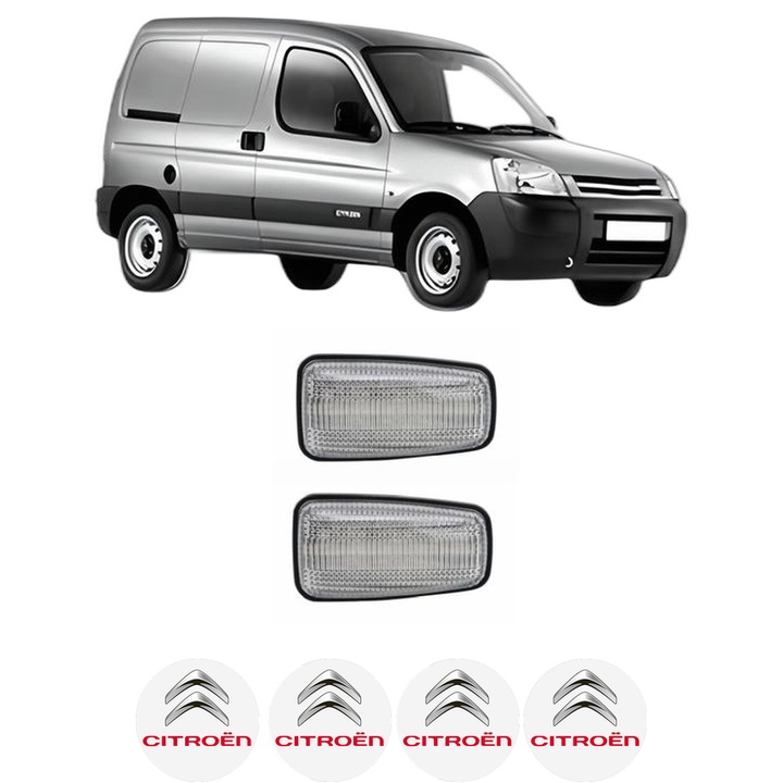 Semnalizator Partea Dreapta / Stanga CITROEN BERLINGO / BERLINGO FIRST Box Body/MPV (M_) din 1996-2011, Auto, Blic, 4 Stickere auto cu CITROEN