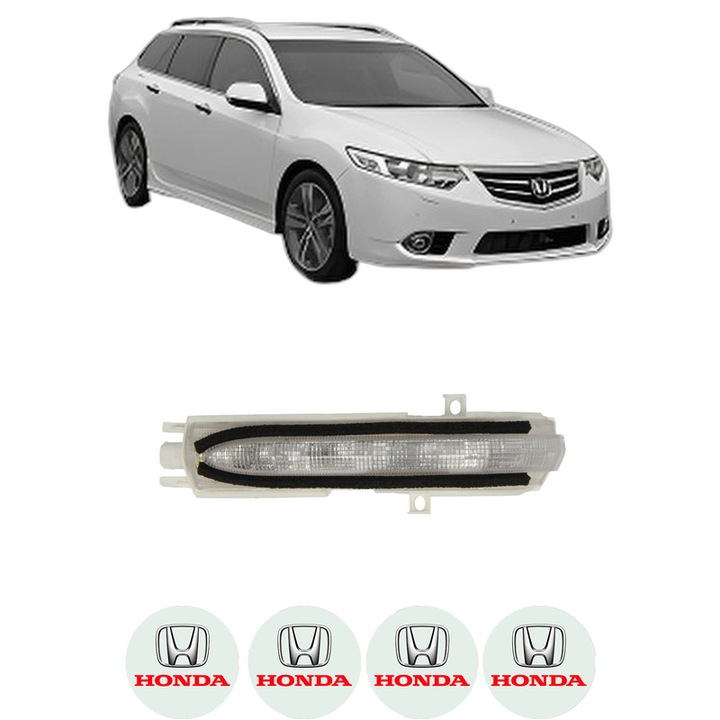 Indicator oglinda Partea Stanga HONDA ACCORD VII Tourer (CM, CN) din 2003-2008, Auto, Blic, 4 Stickere auto cu HONDA