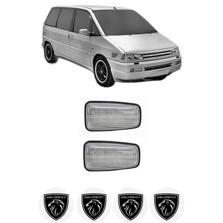 Semnalizator Partea Dreapta / Stanga PEUGEOT 806 Van (AF_) din 1998-2003, Auto, Blic, 4 Stickere auto cu PEUGEOT