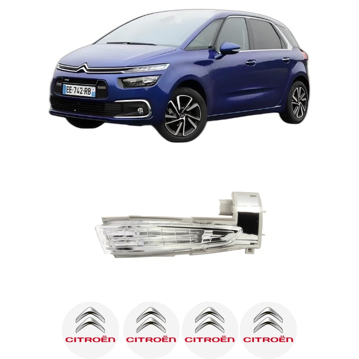 Indicator oglinda Partea Dreapta CITROEN C4 PICASSO II din 2013-2018, Auto, Blic, 4 Stickere auto cu CITROEN
