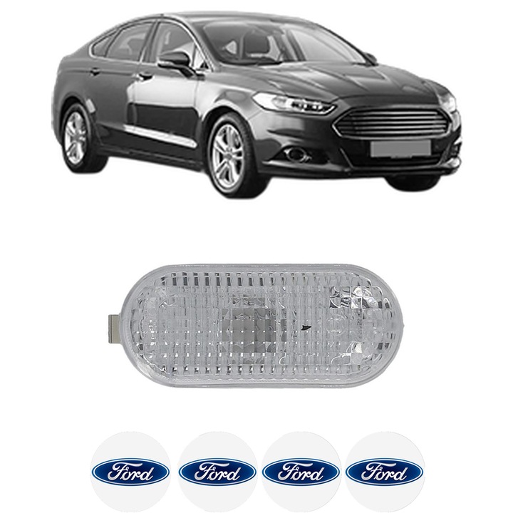 Semnalizator Partea Dreapta / Stanga FORD FUSION din 2002-2012, Auto, Blic, 4 Stickere auto cu FORD