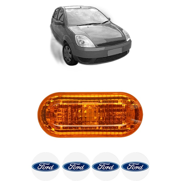 Semnalizator Partea Dreapta / Stanga FORD FIESTA V (JH_, JD_) din 2001-2008, Auto, Blic, 4 Stickere auto cu FORD