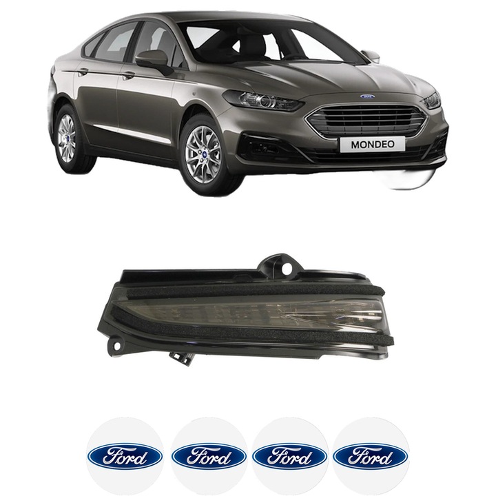 Indicator oglinda 0 Dreapta FORD MONDEO V Saloon (CD) din 2012-2019, Auto, Blic, 4 Stickere auto cu FORD