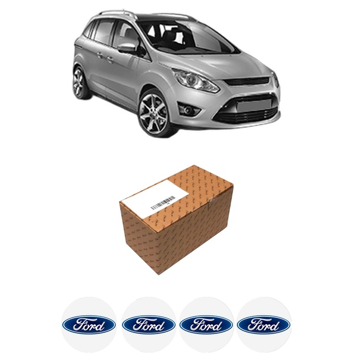 Indicator oglinda Partea Stanga FORD C-MAX II (DXA/CB7, DXA/CEU) din 2010-2019, Auto, Blic, 4 Stickere auto cu FORD