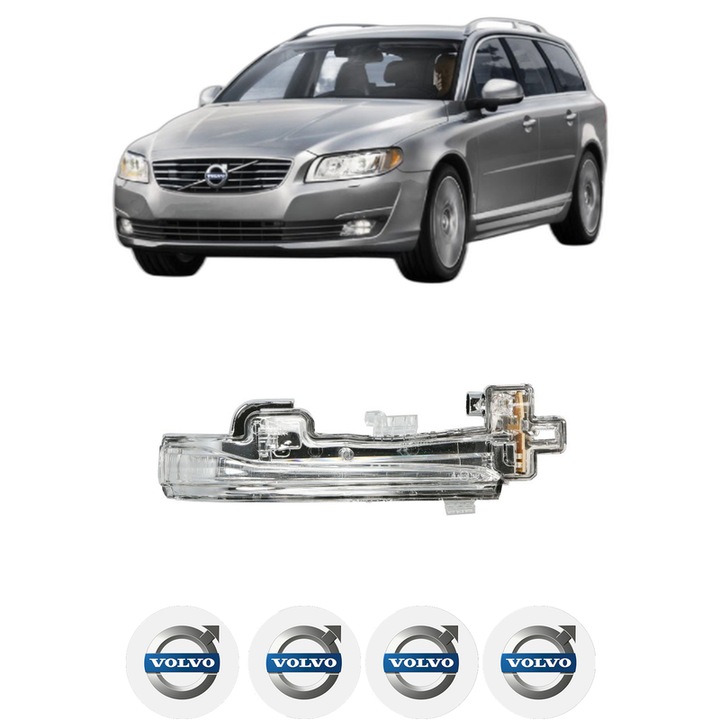 Semnalizator Partea Dreapta VOLVO V70 III Estate Van (135) din 2013-2015, Auto, Blic, 4 Stickere auto cu VOLVO