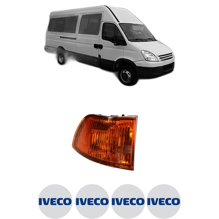Indicator oglinda Partea Dreapta IVECO DAILY IV Bus din 2006-2011, Auto, Blic, 4 Stickere auto cu IVECO