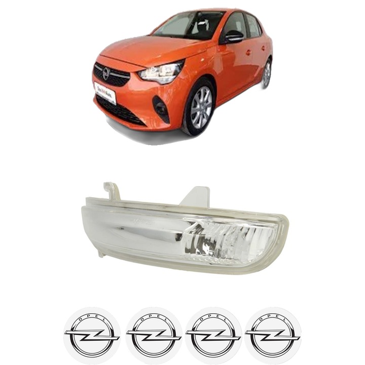 Semnalizator Partea Stanga OPEL CORSA F (P2JO) din 2019-2023, Auto, Blic, 4 Stickere auto cu OPEL